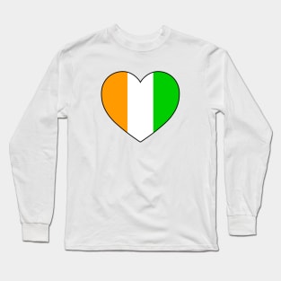 Heart - Ivory Coast Long Sleeve T-Shirt